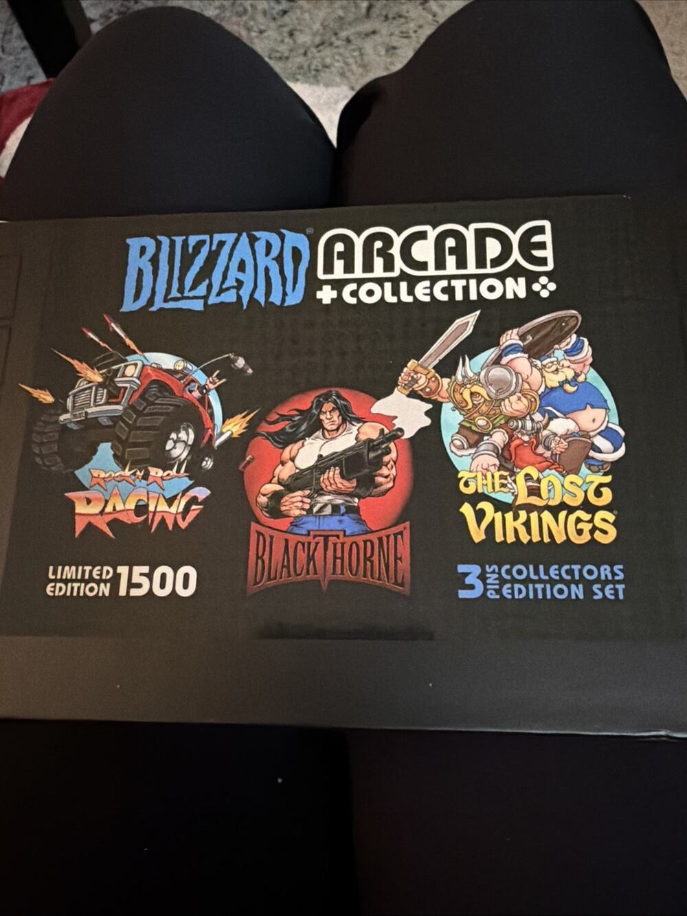Blizzard Arcade +Pin Collection/RocknRoll Racing, Blackthorns & Lost Vikings NEW